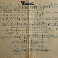 2024-2 Jubiläumsschrift - alte Notenblätter aus der Vereinsgeschichte